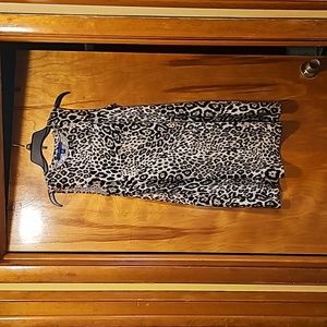 Cheetah print dress